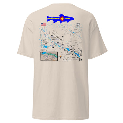 South Platte River, Colorado (Upper Section) Performance Short Sleeve T Shirt