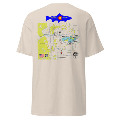 White River, Colorado (Lower Section)  Performance Short Sleeve T Shirt