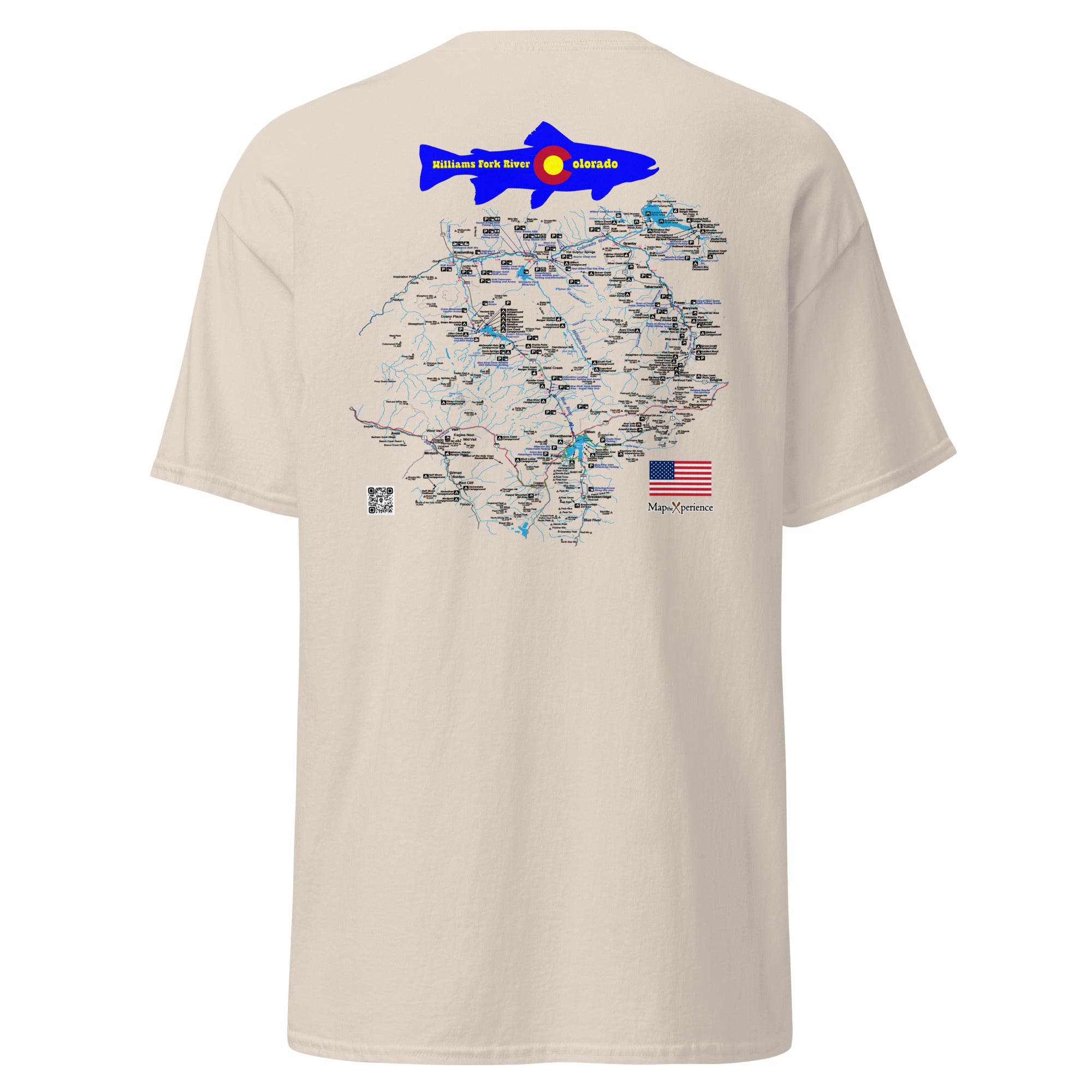 Williams Fork River, Colorado Performance Short Sleeve T Shirt