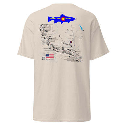 Arkansas River, Colorado (Salida to Canon City) Performance Short Sleeve T Shirt