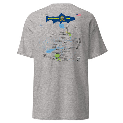 Henry's Fork River, Idaho (Upper Section) Performance Short Sleeve T Shirt