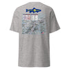 Yellowstone River, Montana (Lower Section) Performance Short Sleeve T Shirt