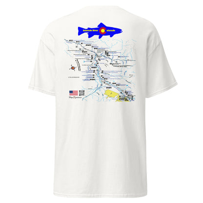 Colorado River, Colorado  (Glenwood Springs) Performance Short Sleeve T Shirt