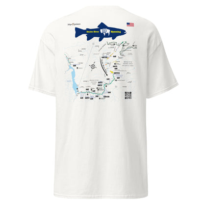 Snake River, Wyoming (Lower Section) Performance Short Sleeve T Shirt