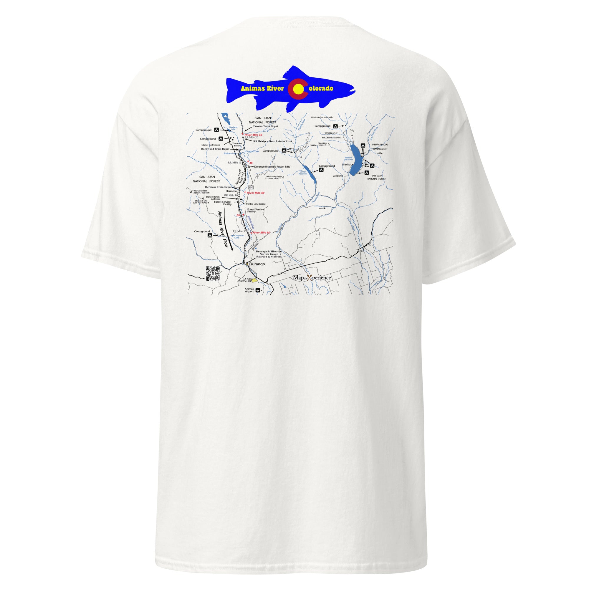 Animas River Performance Short Sleeve T Shirt