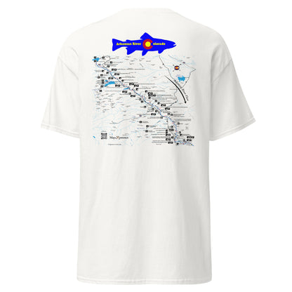 Arkansas River, Colorado (Leadville to Salida) Performance Short Sleeve T Shirt