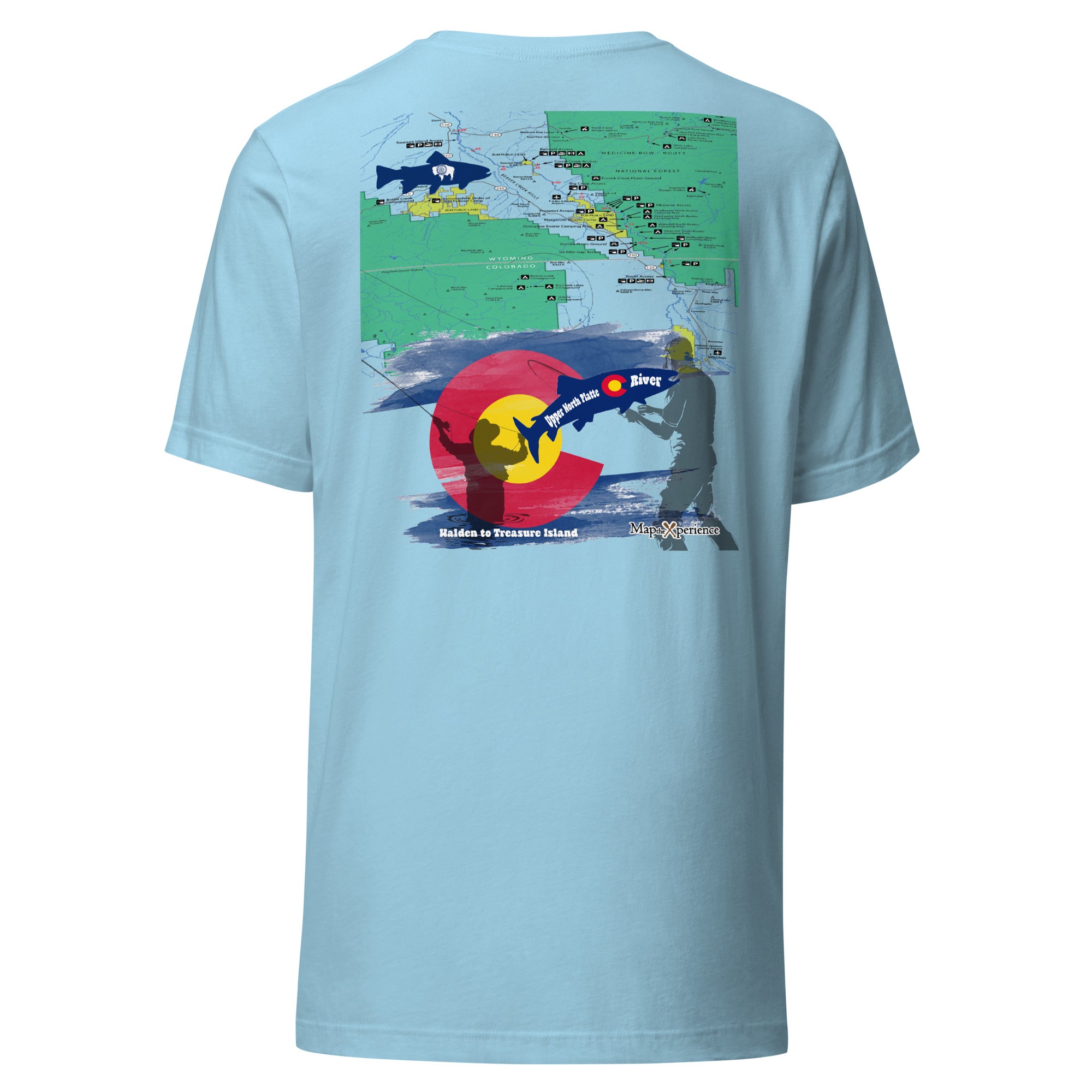 Upper North Platte River, Colorado Performance T Shirt