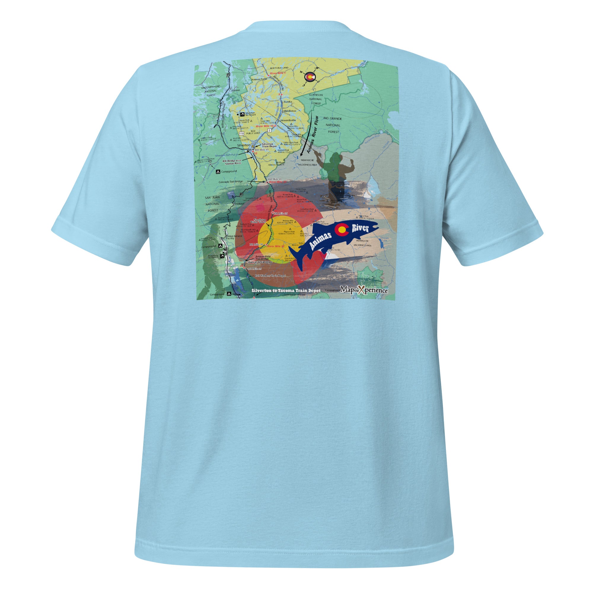 Animas River Upper, Colorado Performance t-shirt