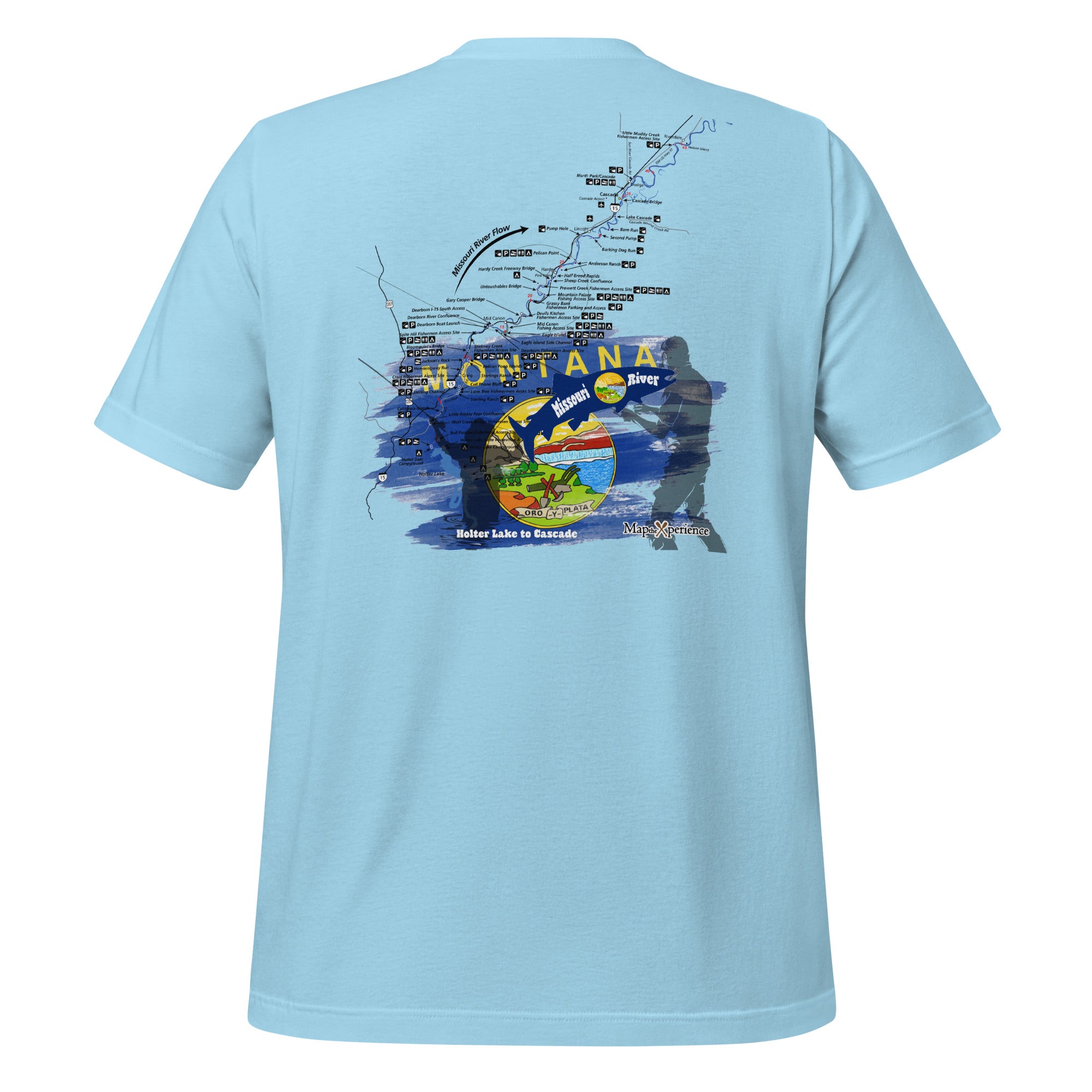 Missouri River Upper, Montana Performance t-shirt