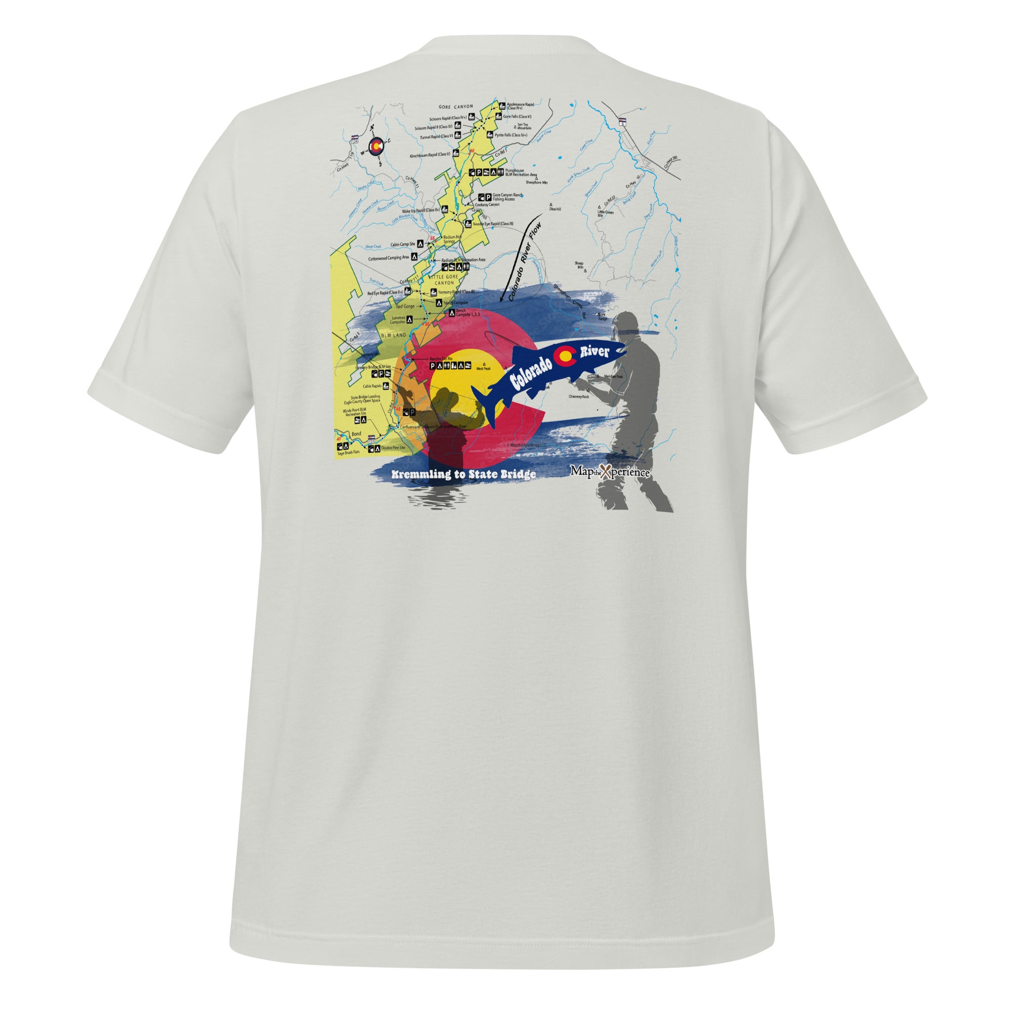 Colorado River Upper, Colorado Performance t-shirt