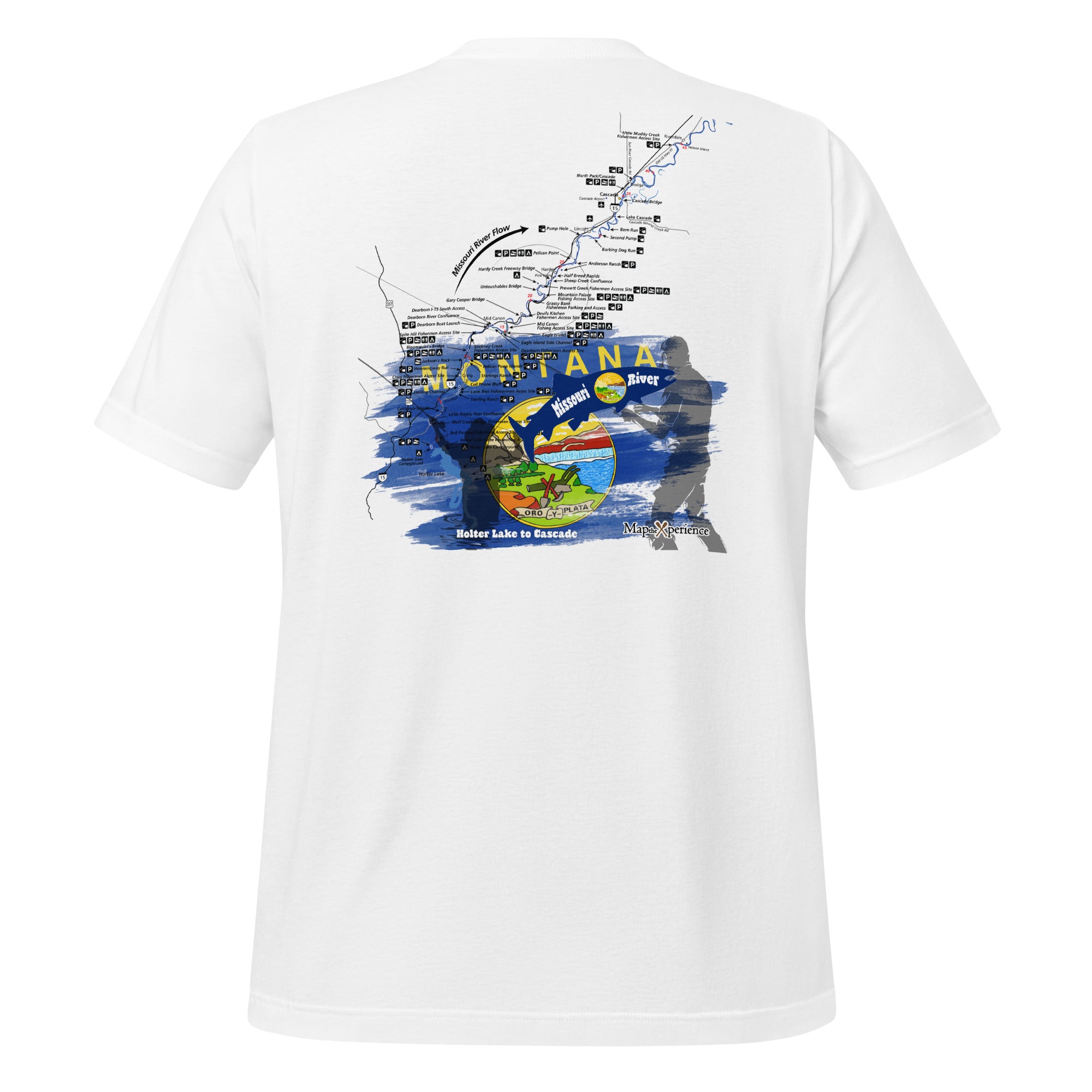 Missouri River Upper, Montana Performance t-shirt