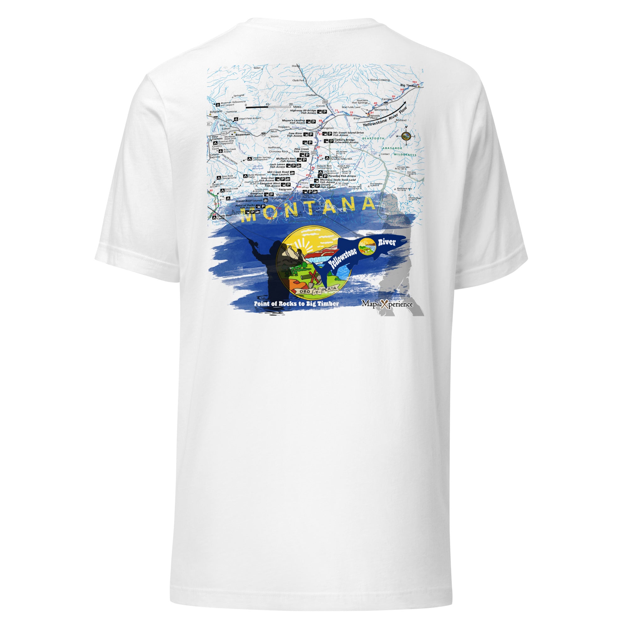 Yellowstone River Lower, Montana Performance T-shirt