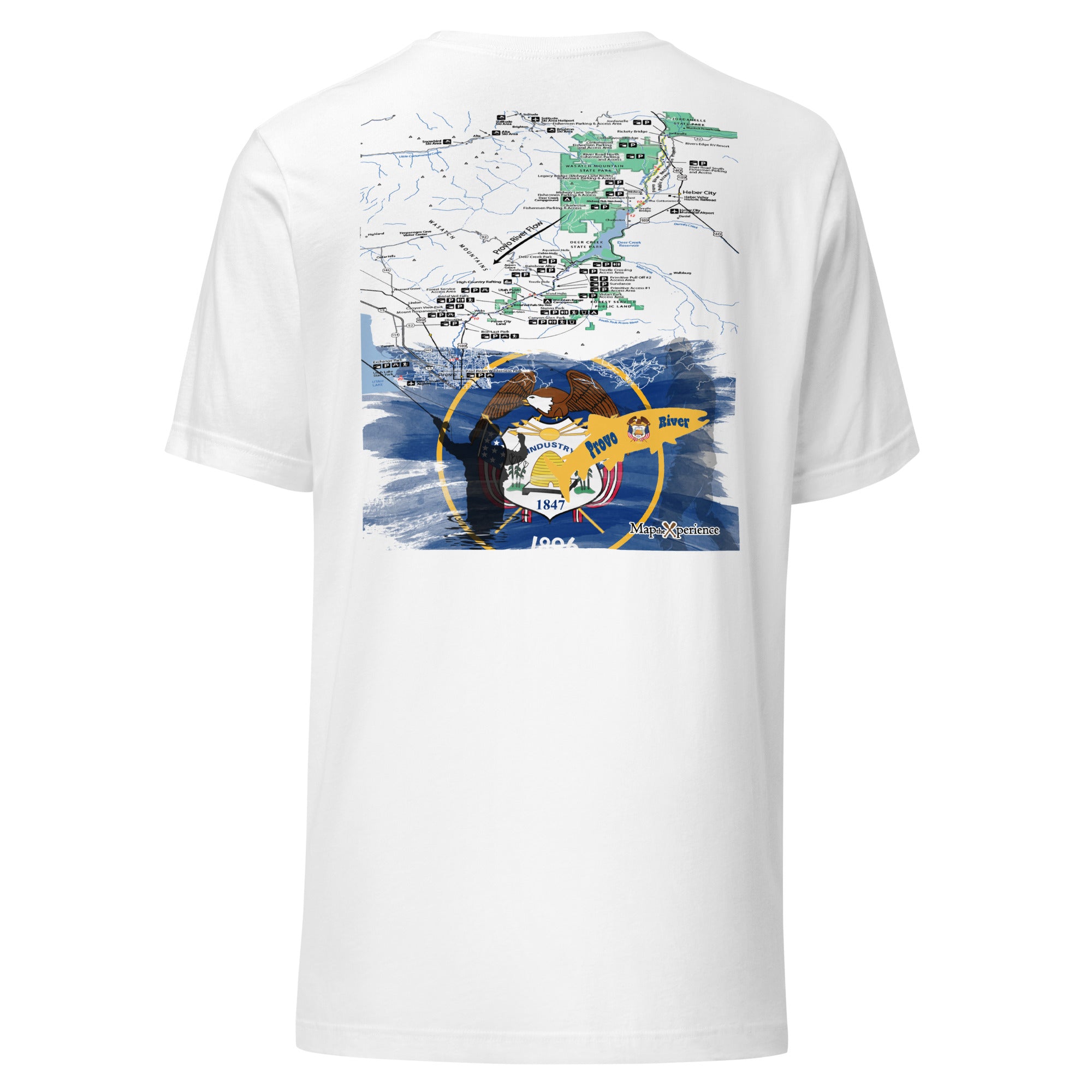 Provo River, Utah Performance T-Shirt