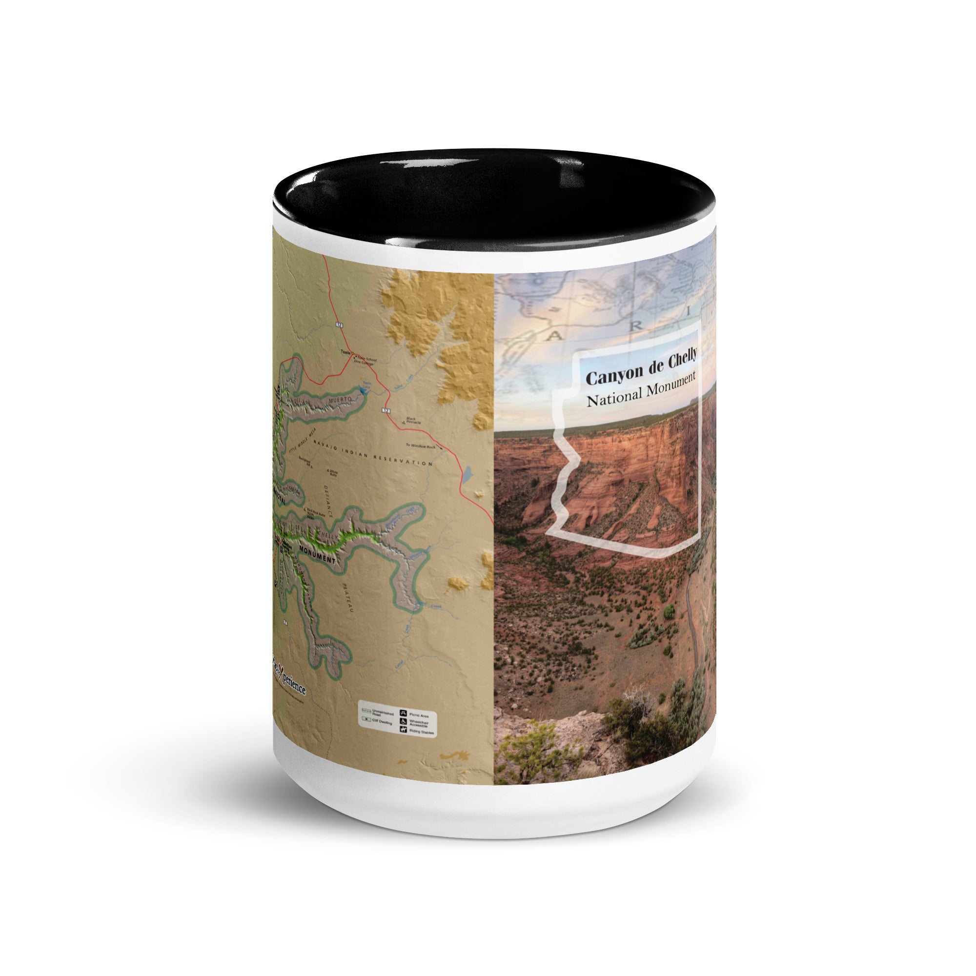 Canyon De Chelly National Monument Mug with Black Inside