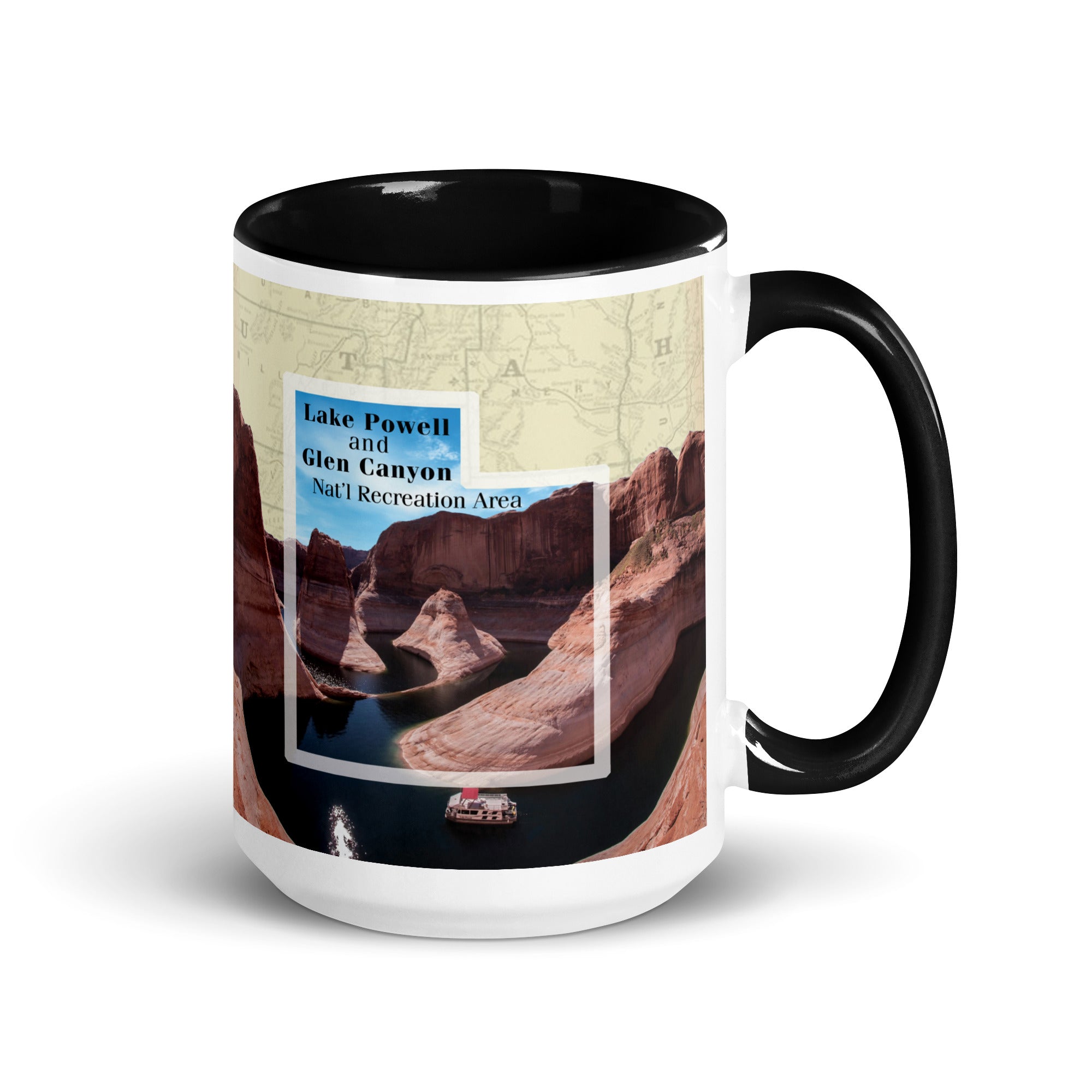 Lake Powell Mug with Black Inside