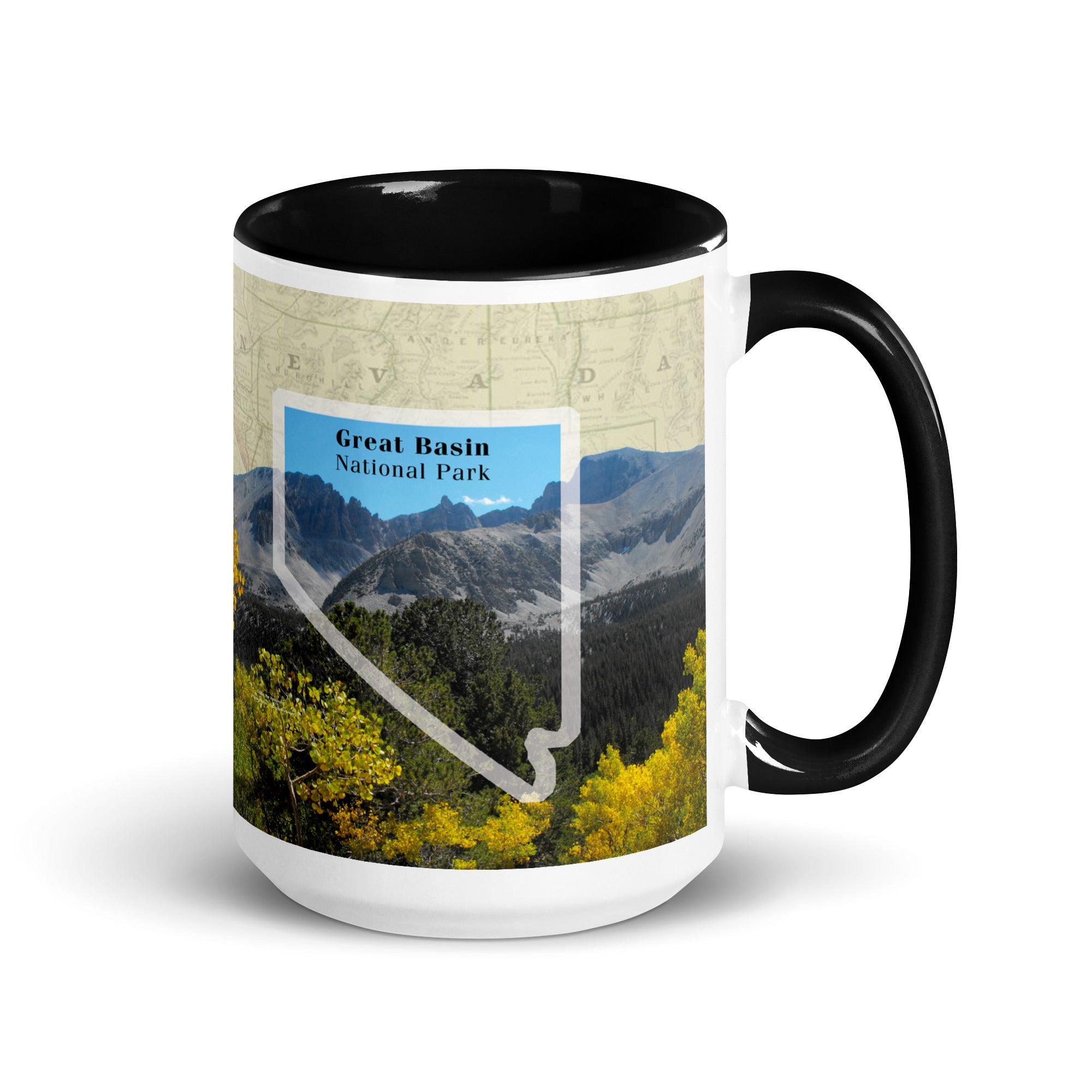 Great Basin National Park Mug with Black Inside