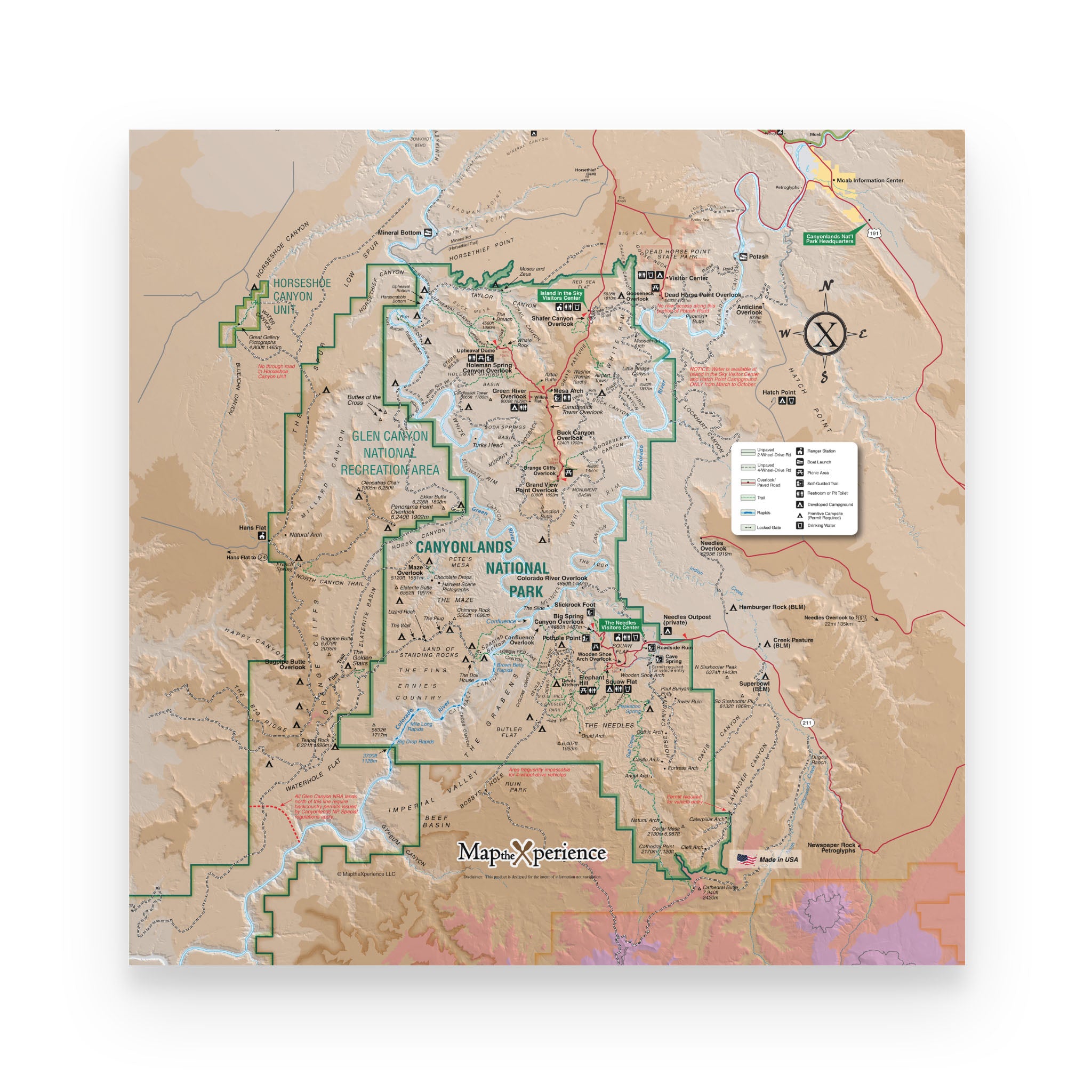 Canyonlands National Park Map Poster | Free Mobile Map