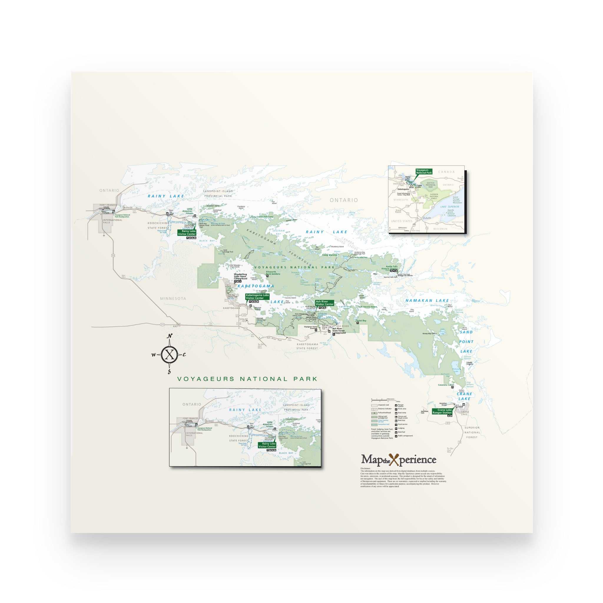Voyageurs National Park Map Poster | Free Mobile Map